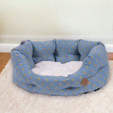 Load image into Gallery viewer, Marine Spot Oval Dog Bed
