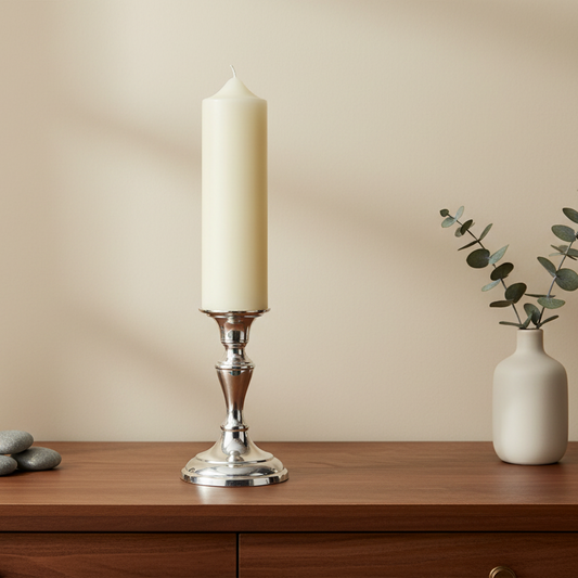 Cream Church Candle 25cm