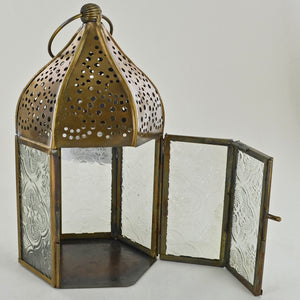 Moroccan Style Set Of 2 Small Lanterns