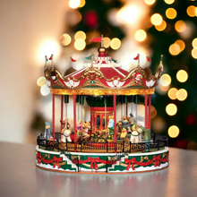Load image into Gallery viewer, Lemax Santa Carousel Decoration
