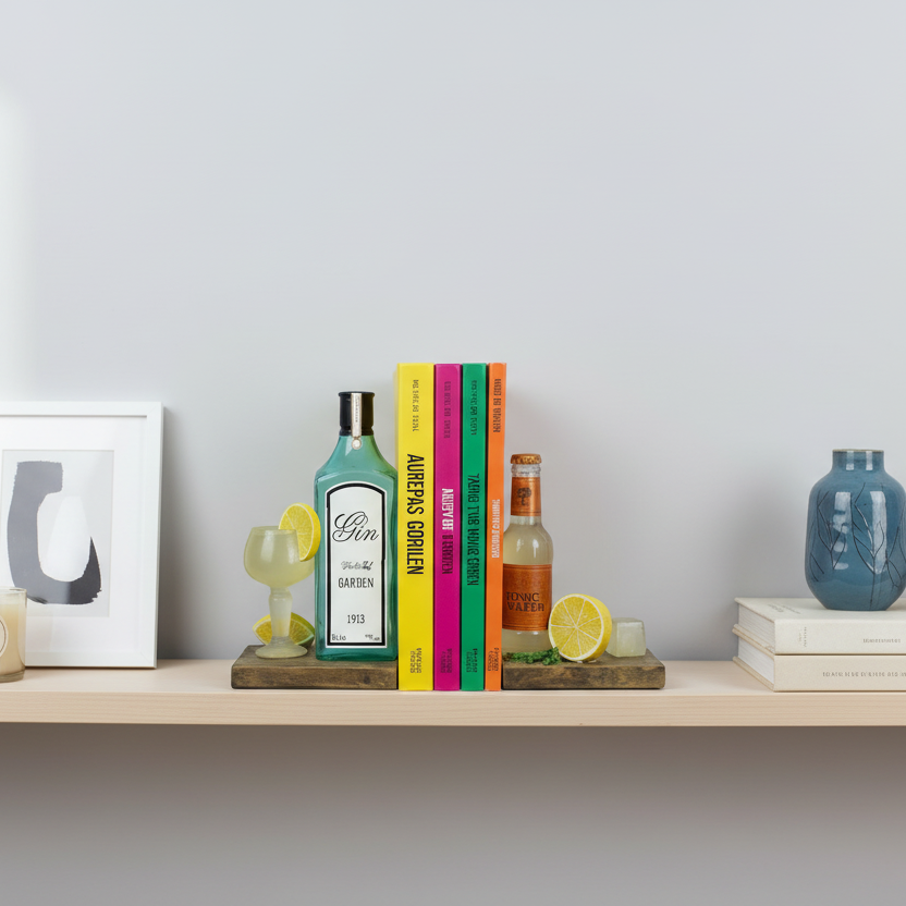 Gin And Tonic Bookends