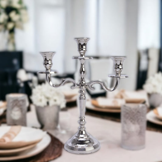 Silver Candelabra 30cm