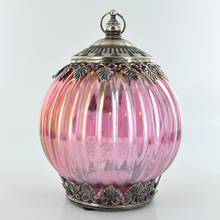 Load image into Gallery viewer, Small Purple Iridescent LED Lantern
