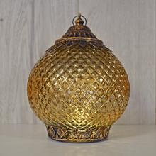 Load image into Gallery viewer, Gold Vintage Style LED Lantern
