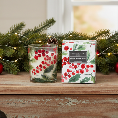 Red Berry Design Scented Candle