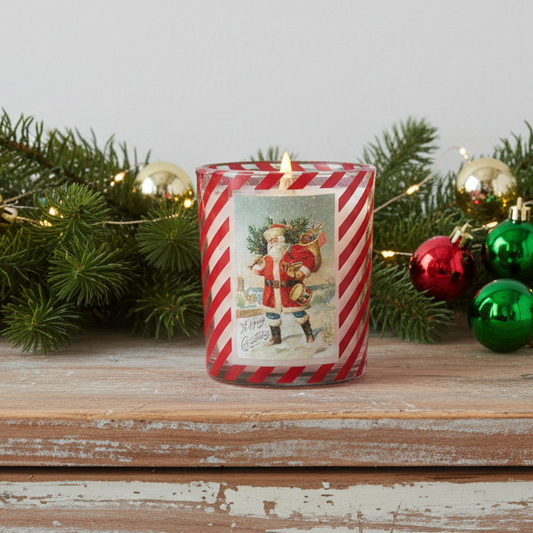 Nostalgia Santa Design Scented Candle