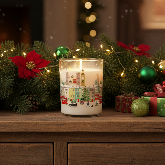 London at Christmas Design Scented Candle