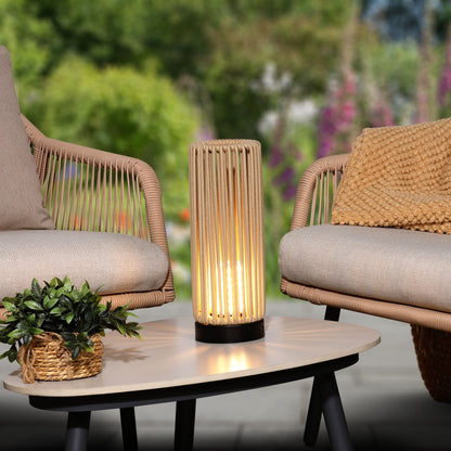 Tubetto Latte Rope Table Lamp