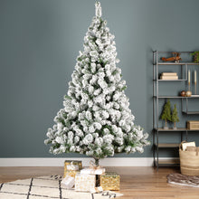 Load image into Gallery viewer, Kaemingk Snowy Imperial Pine Christmas Tree 7ft/210cm
