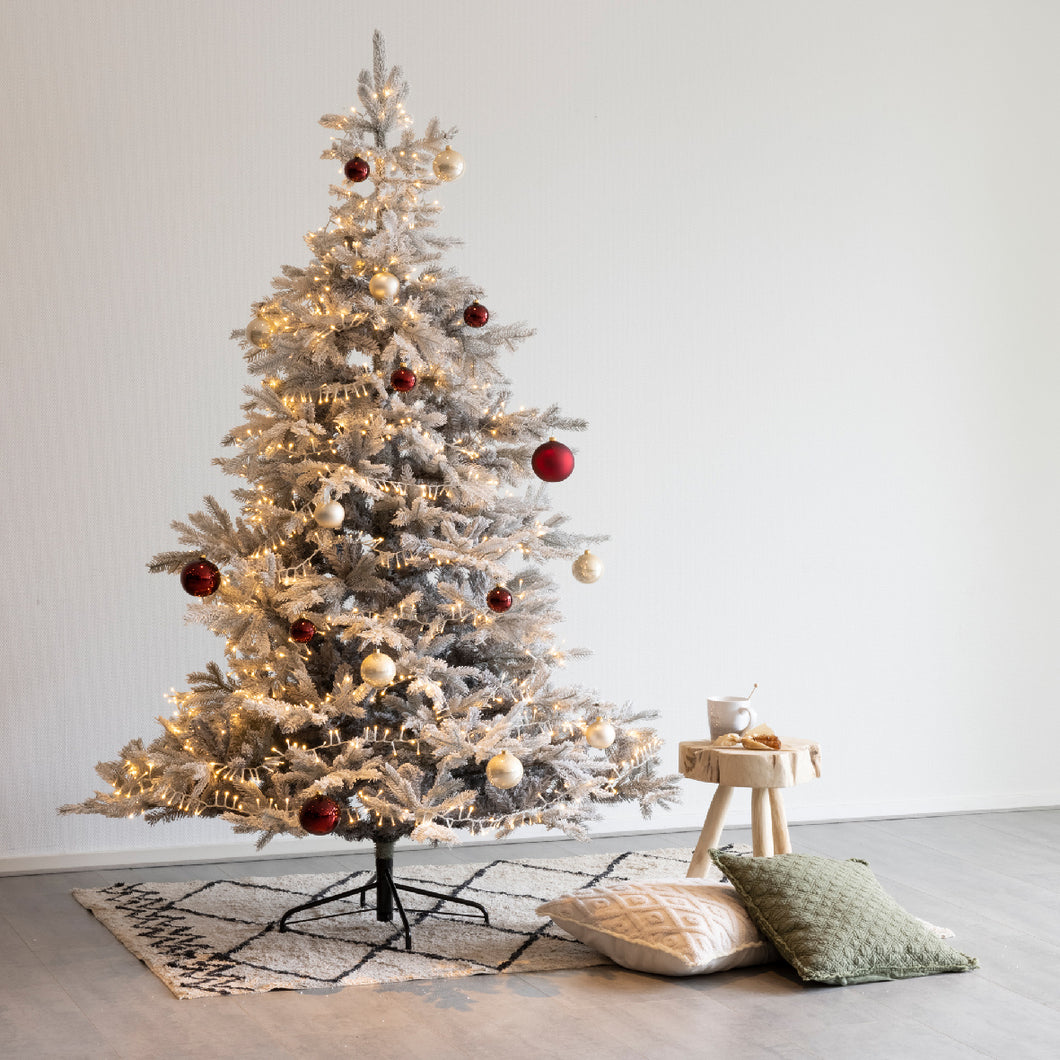 Kaemingk Frosted Grandis Fir Christmas Tree 7ft/210cm