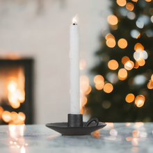 Load image into Gallery viewer, Grey Porcelain Winkie Christmas Candle Holder
