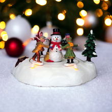 Load image into Gallery viewer, Lemax Merry Snowman Christmas Village Animated Decoration
