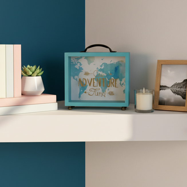 Blue Adventure Money Box