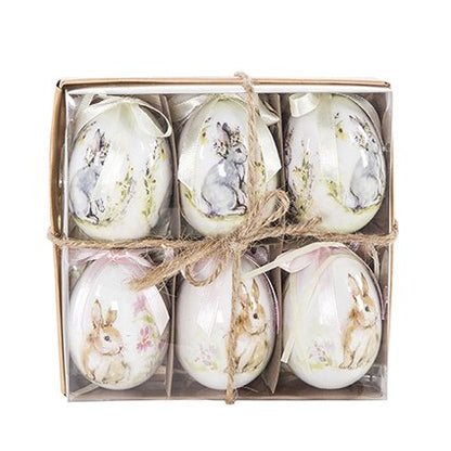Set of 6 Easter Egg Decorations
