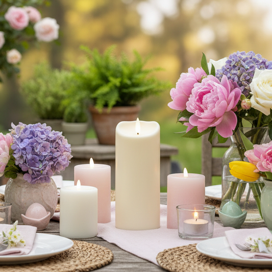 Flame Effect Outdoor LED Candle 17.5 x 7.5cm