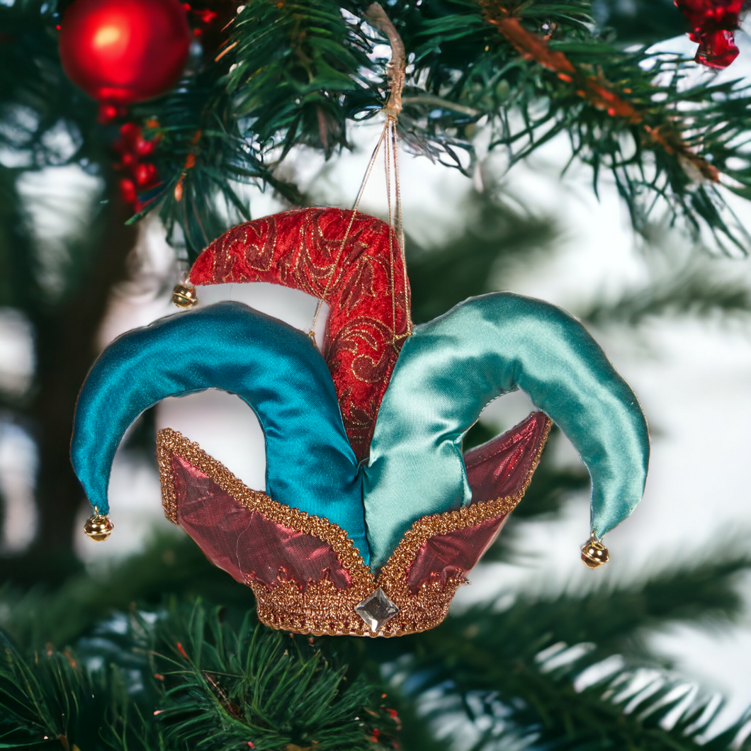 Christmas Jester Hat Hanging Decoration