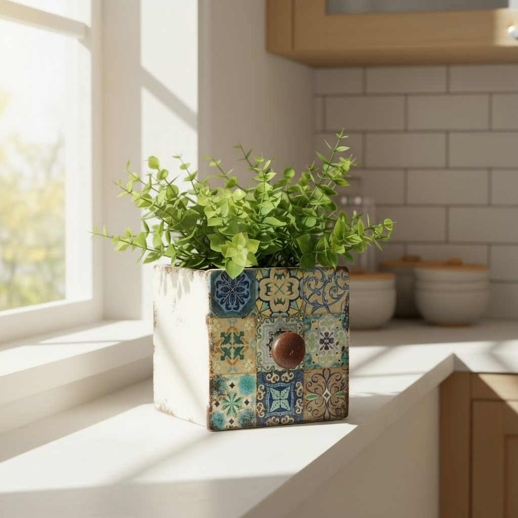 Ceramic Drawer Style Pot