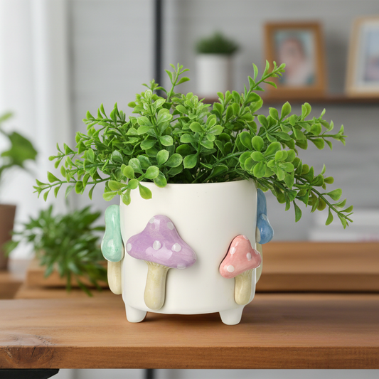 Small Mushroom Plant Pot