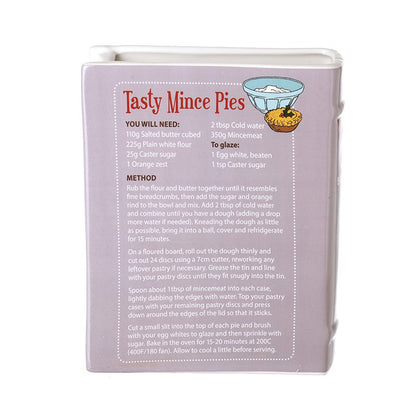 A Tasty Winter's Tale Cookbook Christmas Vase