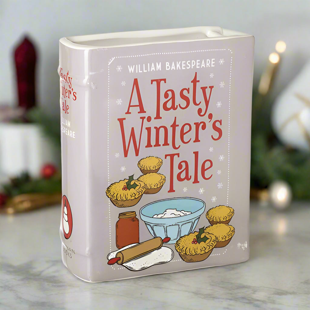 A Tasty Winter's Tale Cookbook Christmas Vase