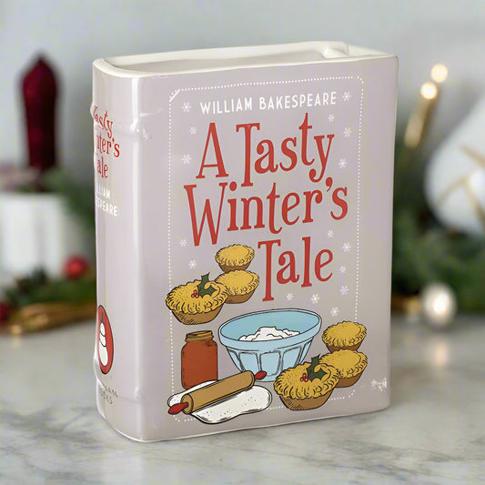 A Tasty Winter's Tale Cookbook Christmas Vase