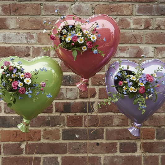 Heart Balloon Wall Planter