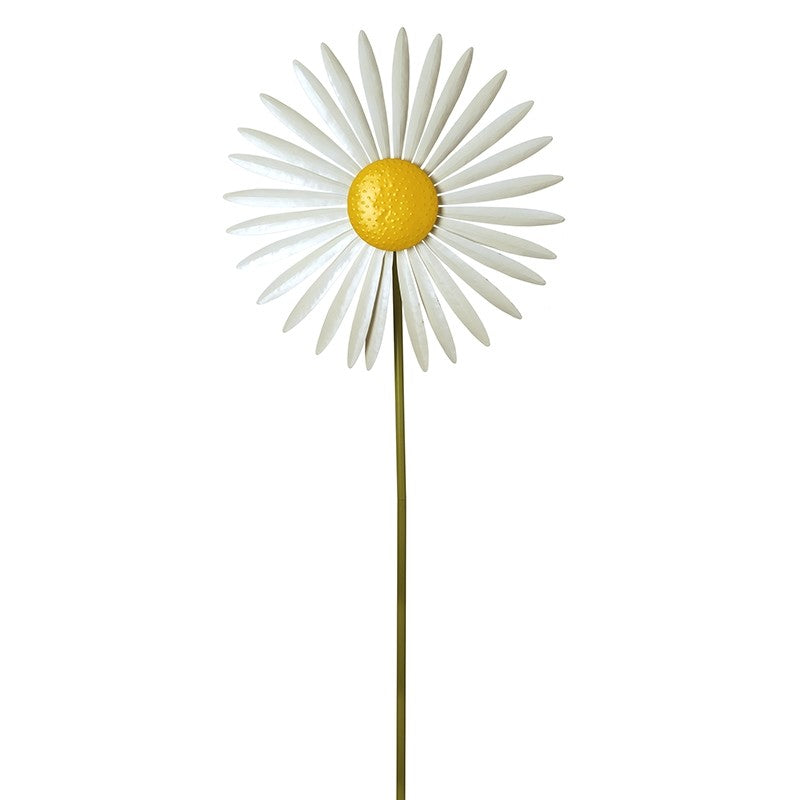 Large Metal Daisy Spinner Stake