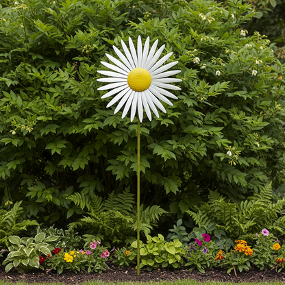Medium Metal Daisy Spinner Stake