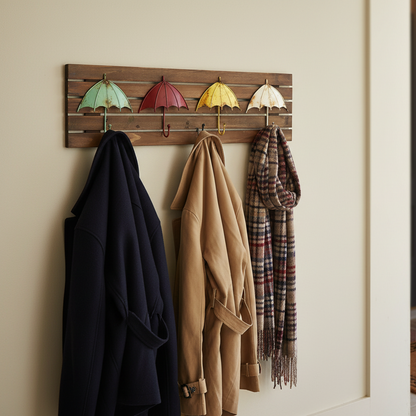 Umbrella Hooks Wall Decor