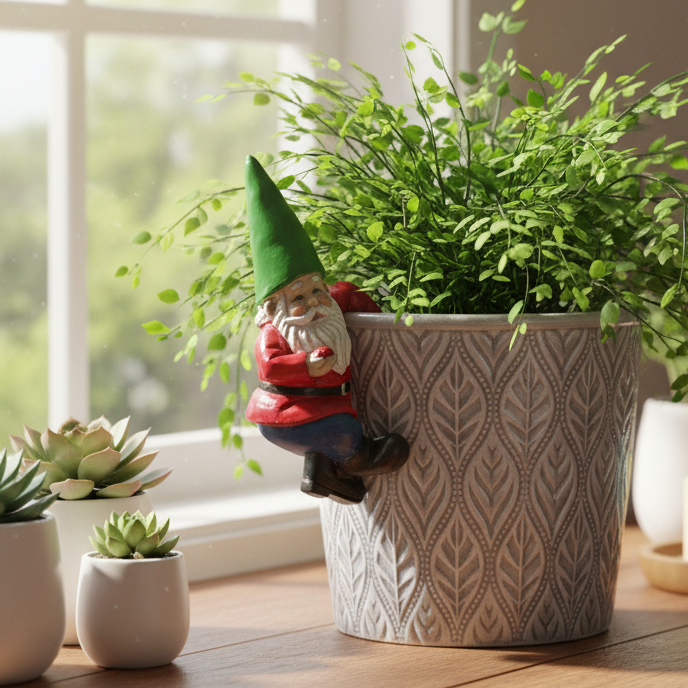 Gnome Pot Hanger
