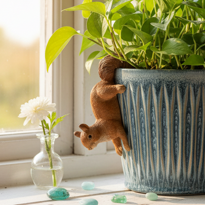 Squirrel Tail Plant Pot Hanger