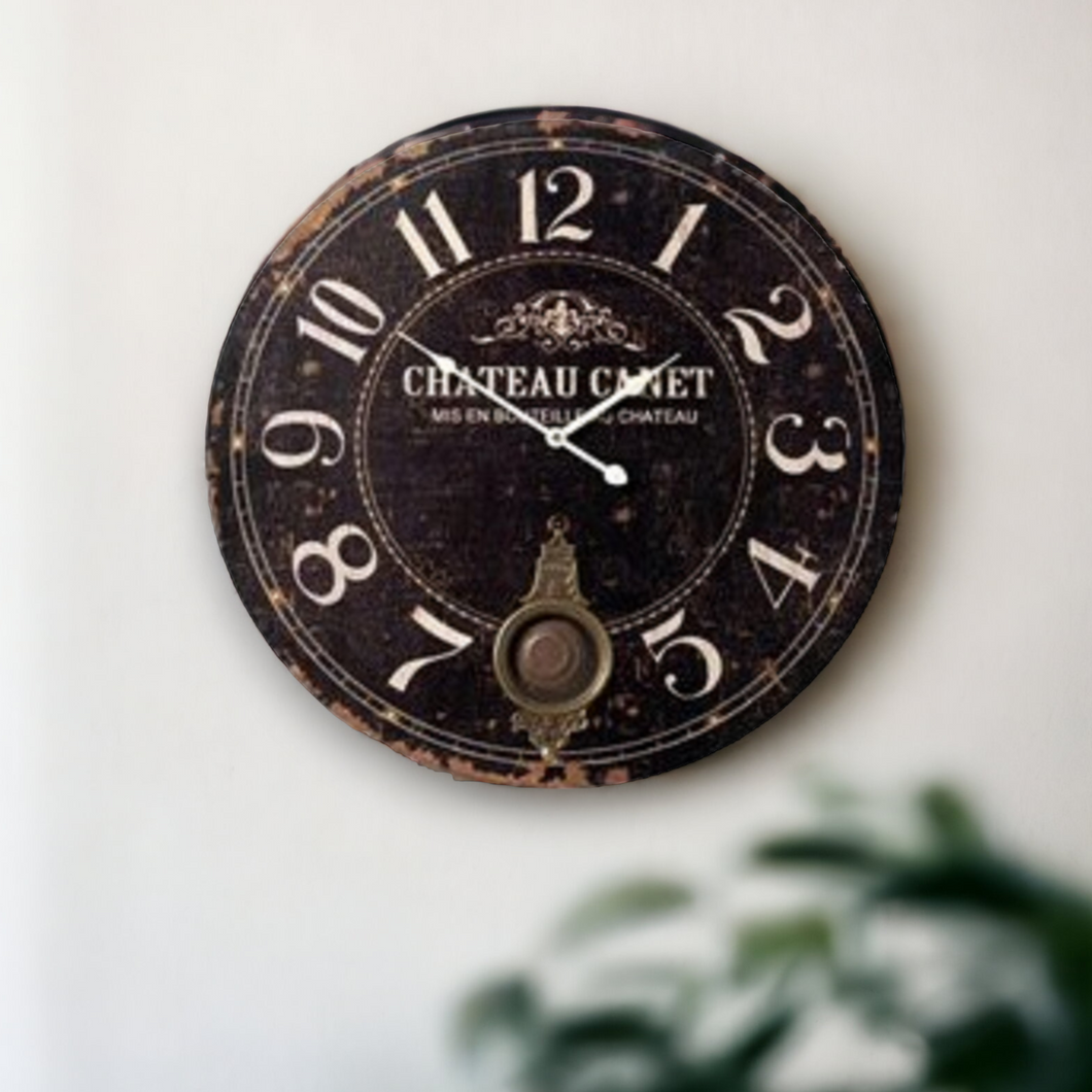 Chateau Pendulum Wall Clock