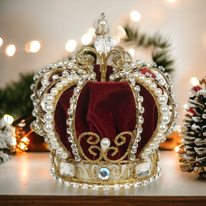 Christmas Jewel Crown Tree Topper