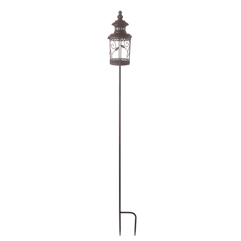 Metal Garden Candle Holder Stake
