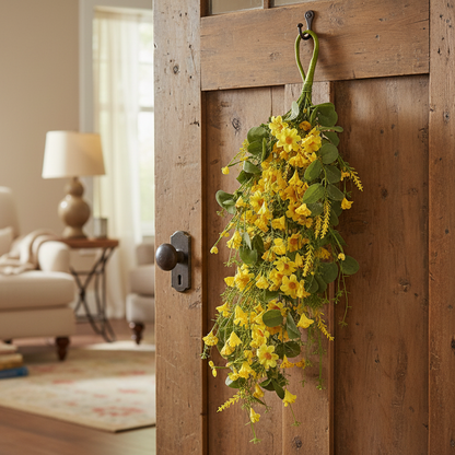 Yellow Artificial Flower Drop