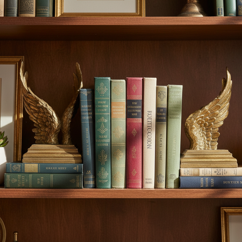 Pair of Wings Bookends