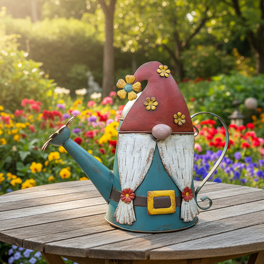 Blue Gnome Style Watering Can