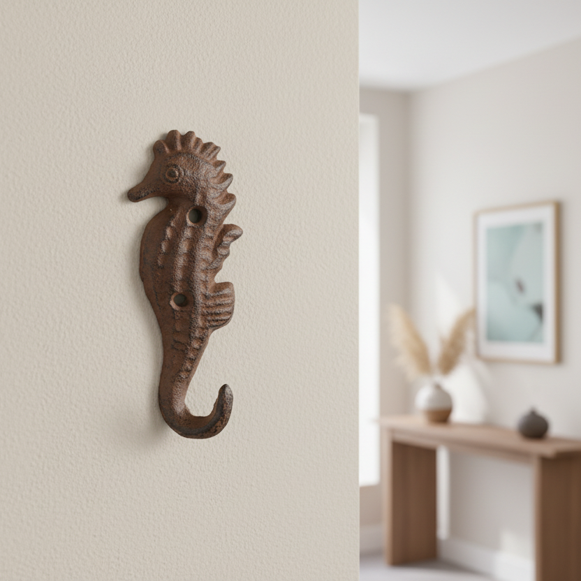 Iron Seahorse Hook