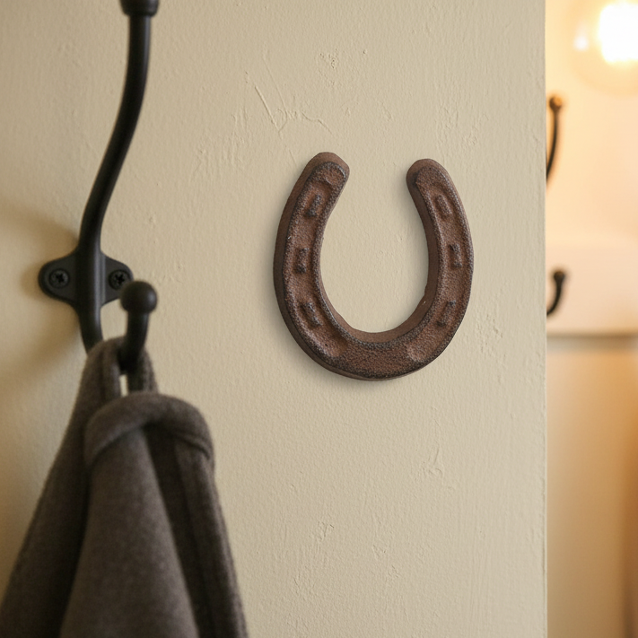 Iron Horse Shoe Hook