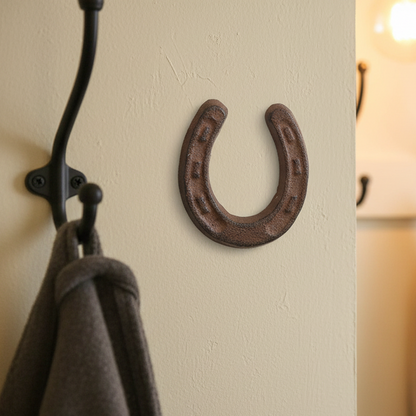 Iron Horse Shoe Hook
