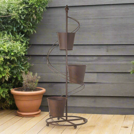 Rustic 3 Tier Garden Planter