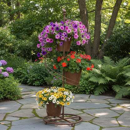 Rustic 3 Tier Garden Planter