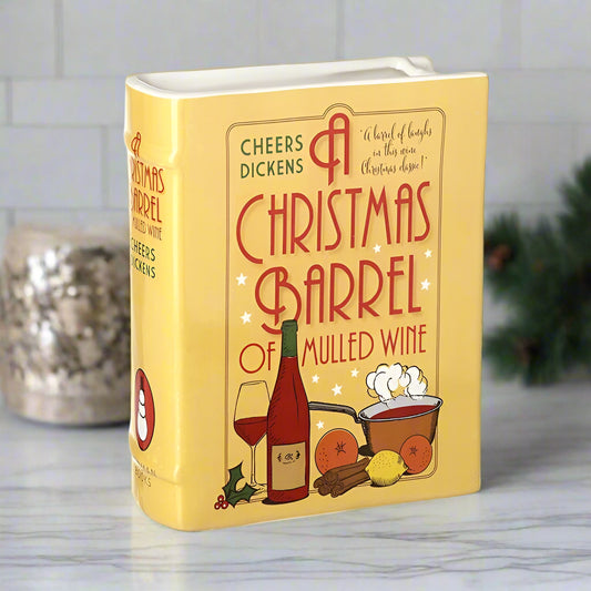A Christmas Barrel Cookbook Christmas Vase