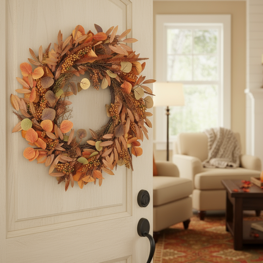 Russet Foliage Autumn Wreath