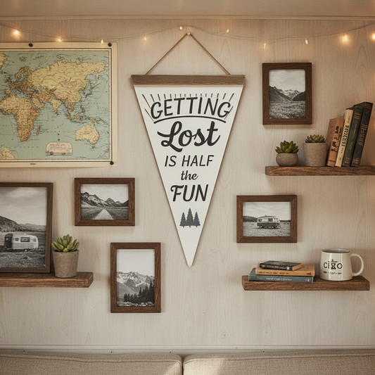 Getting Lost is Half the Fun Sign