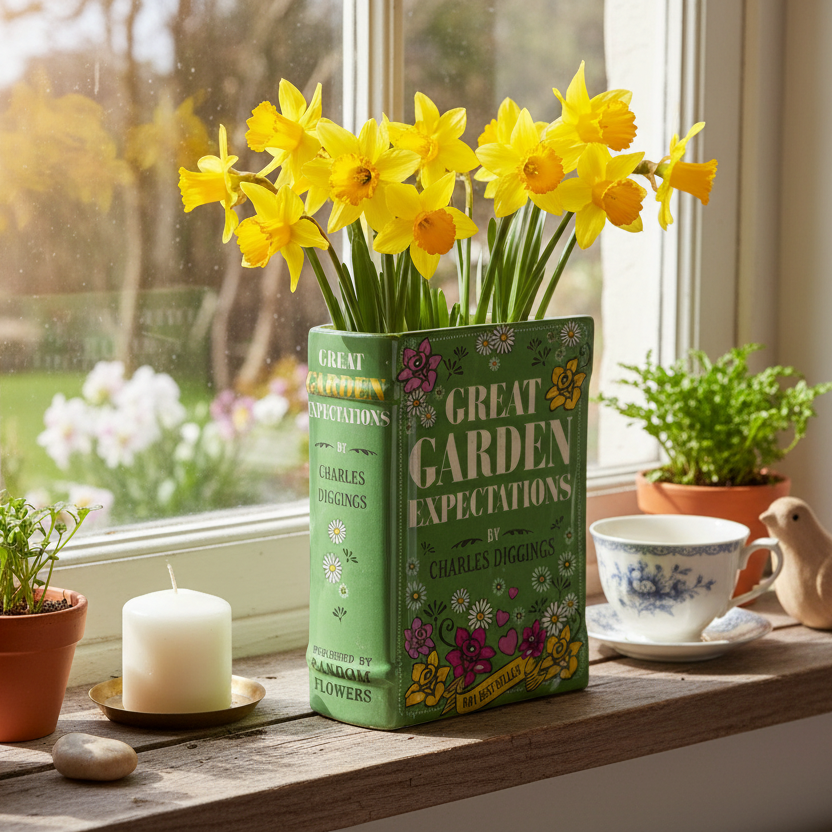 Great Garden Expectations Book Vase
