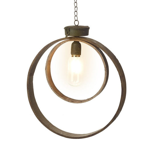 Hanging Two Circle Lamp