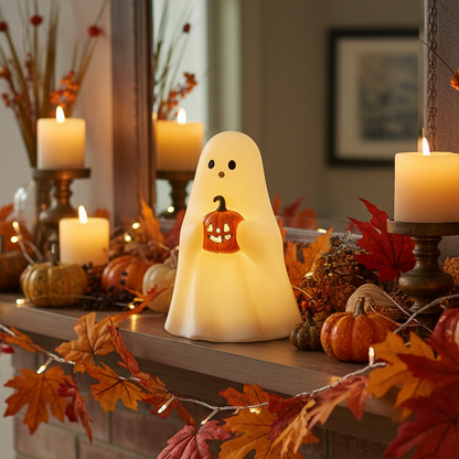 Resin LED Lit Ghost Decoration