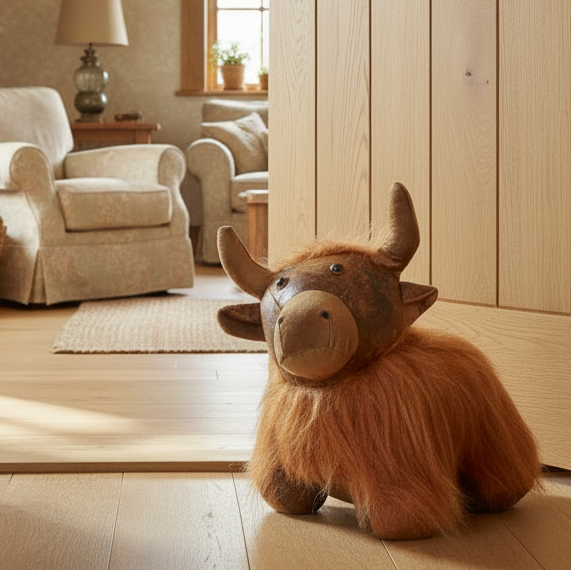 Highland Cow Door Stop