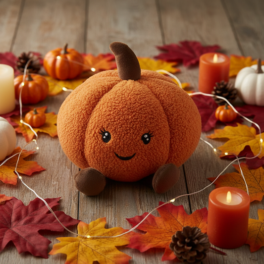 Plush Cute Pumpkin Door Stop